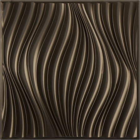 Ekena Millwork 19 5/8in. W x 19 5/8in. H Billow EnduraWall Decorative 3D Wall Panel Covers 2.67 Sq. Ft. WP20X20BWCDB